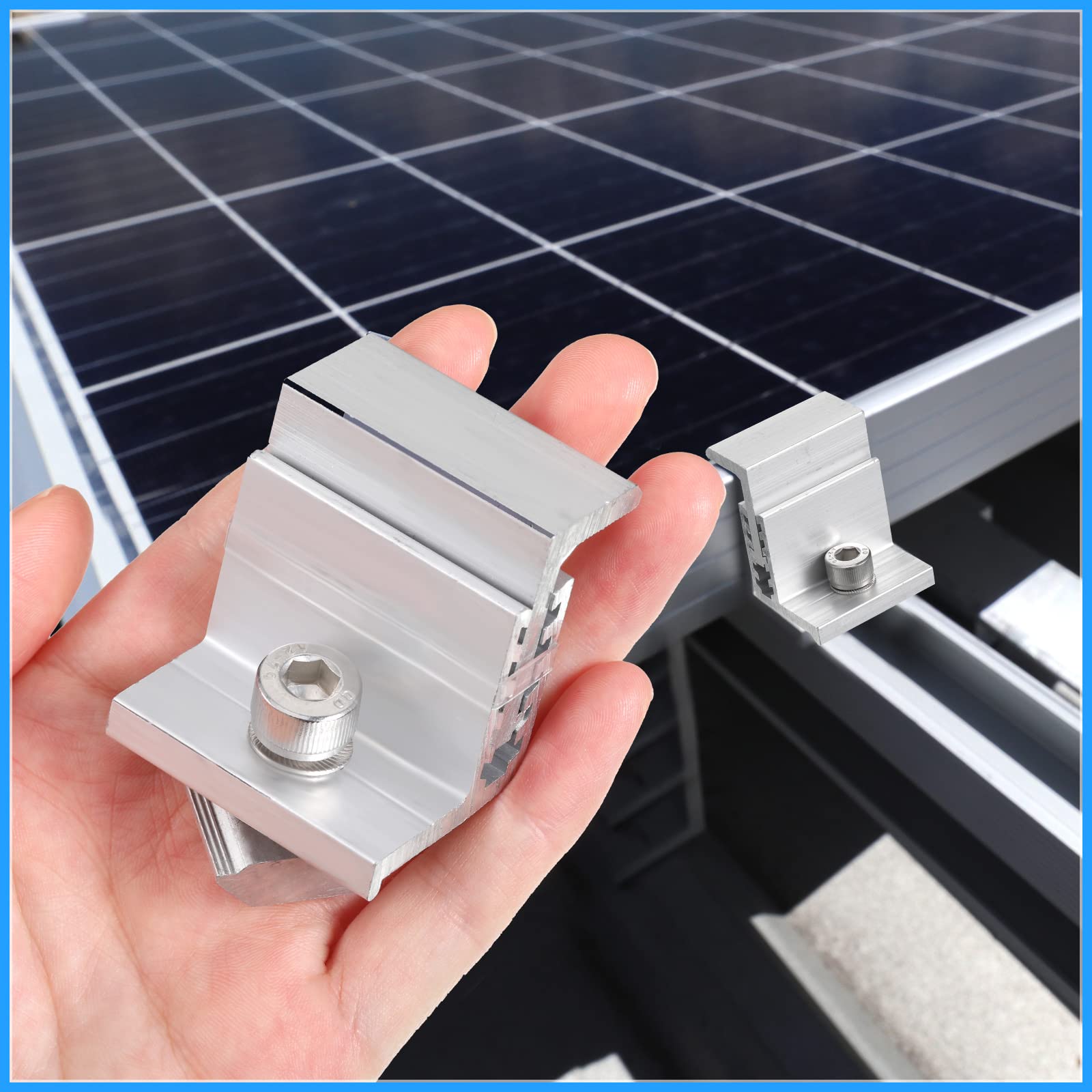 Solar Panel Mounting End Clamp